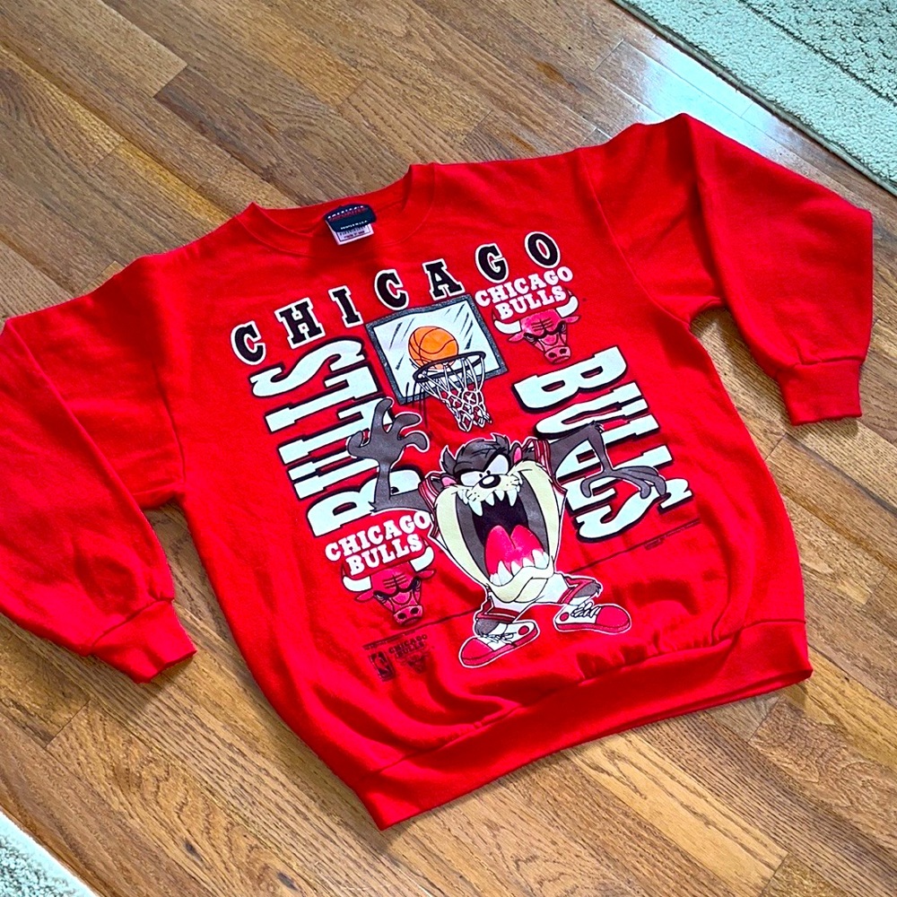 Vintage Taz Chicago Bulls CrewNeck